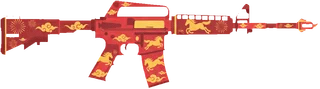 马年大桔（M4A1）皮肤外观