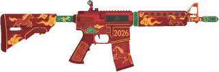 马年大桔（M4A4）皮肤外观